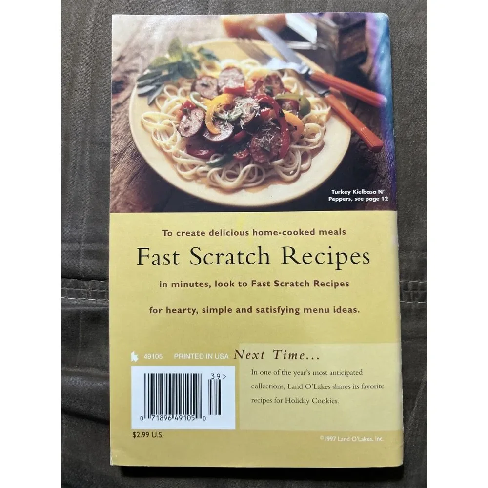 Set Of 3 Land O Lakes Recipe Collections Books: Family Suppers, Fast Scratch…‎